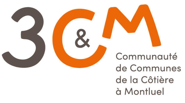 Logo de la communauté de communes de la Côtière à Montluel (3CM)