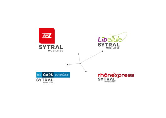 SMT AML - Centre de ressources - Tracés de lignes et pictogrammes SYTRAL Mobilités TCL, Cars du Rhône, Libellule, Rhônexpress_140x100